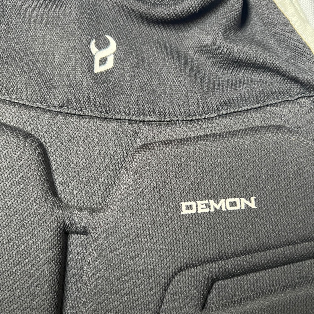 Demon Shield Vest Mens XL Black White DS5100 Protective Spine Guard Snowboard - Picture 5 of 11